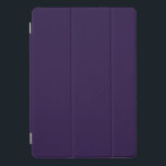 Protection iPad Pro Cover Solid deep violet purple<br><div class="desc">Solid color deep violet purple design.</div>