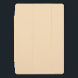 Protection iPad Pro Cover vanille solide crème beige clair<br><div class="desc">Design sobre et tendance dans la vanille crème clair beige couleur solide.</div>