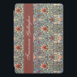 Protection iPad Pro Cover Vintage William Morris Snakehead Floral<br><div class="desc">Ce design simple mais élégant présente un motif floral William Morris rouille,  bleu,  crème et vert. Protégez votre tablette avec style ! Ajoutez un nom pour le personnaliser. Fait un grand cadeau de Noël ou de fête des mères. Créé par Simply Farmhouse Press.</div>