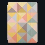 Protection iPad Pro Géometric Pattern Fall and Autumn Earth Tones<br><div class="desc">A simple,  moderne geometric pattern of triangles in soft,  muted autumn earth tones. Just click customize to add some text — please contact me with questions or requests.</div>