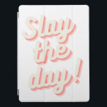 Protection iPad Pro Jouer un jour amusant Boss Babe Entrepreneur<br><div class="desc">Passez la journée et rappelez-vous vos objectifs et votre esprit avec ce produit bien conçu pour les chefs,  les patrons et les entrepreneurs! Drôle iPad Cover avec le slogan "Slay the Day" pour vous garder motivé et concentré. Un grand cadeau pour les filles et les entrepreneurs.</div>
