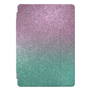 Protection iPad Pro Cover Mermaid vert rose Parties scintillant étincelante