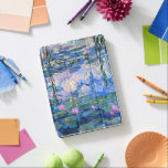 Protection iPad Pro Monet - Lys d'eau 1919<br><div class="desc">Claude Monet 1919 peinture,  Water Lilies (rose)</div>