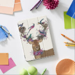 Protection iPad Pro Oiseaux de cerfs, nids d'oiseaux tropicaux<br><div class="desc">Oiseaux de cerfs,  nids d'oiseaux tropicaux par Fab Funky. Comprend un cerf avec ses amis plumes qui nichent dans ses bois. | 192149D</div>