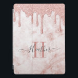 Protection iPad Pro Parties scintillant en or pour fille Rose<br><div class="desc">Cette couverture Ipad personnalisée en forme de poutres a un texte gris sur un bel arrière - plan en marbre rose et doré rose. Customisez la couverture Ipad avec le nom de votre choix pour que quelqu'un se sente spécial. Fait un cadeau amusant pour les anniversaires ou pour Noël, ou...</div>