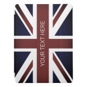 Protection iPad Pro Pouce vintage Apple du drapeau 12,9 d'Union Jack (Devant)