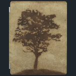 Protection iPad Silhouette d'arbre sur Arrière - plan de bronze<br><div class="desc">Un arrière - plan de bronze sert de scène à cette silhouette d'arbre avec des branches qui se balancent dans la brise. On a presque l'impression de se reposer le dos contre cet arbre,  de s'asseoir à terre et de faire une longue sieste.</div>