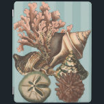 Protection iPad Silhouette de vie marine<br><div class="desc">Cette copie d'art montre les choses les plus fines en nature dans l'océan. Trouvez tous les différents types de vie marine dans cette image comprenant un coquillage de conque, des dollars de sable, et des récifs a enterré profondément en mer. Cette collection d'art est une nécessité ont dans vos prochains...</div>
