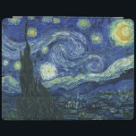 Protection iPad Starry Night Vincent van Gogh Art Peinture<br><div class="desc">Vincent van Gogh (Néerlandais, 1853 - 1890) Starry Night, 1889, Huile sur toile Non encadré : 73 × 92 cm (28, 7 × 36, 2 po) Ce tableau représente la vue depuis la fenêtre est de la chambre d'asile de Van Gogh à Saint-Rémy-de-Provence, il ajoute un village aménagé. Il est...</div>