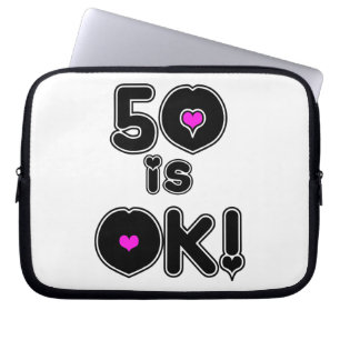 Protection Pour Ordinateur Portable 50 est anniversaire CORRECT