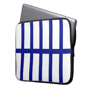 Protection Pour Ordinateur Portable 5 Manches Divisées Bleues Portable
