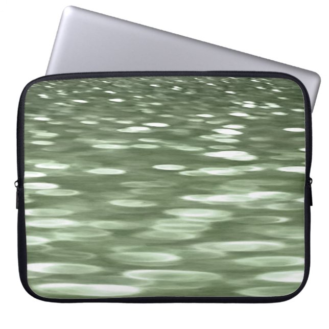 Protection Pour Ordinateur Portable Abstract #3: Olive green blur (Devant)
