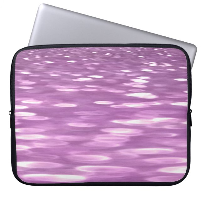 Protection Pour Ordinateur Portable Abstrait #3 : Lilac Shimmer (Devant)