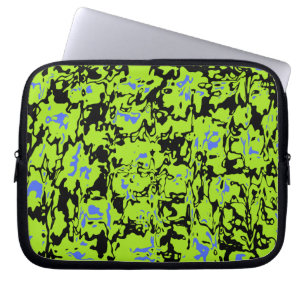 Protection Pour Ordinateur Portable Abstrait noir et chaux