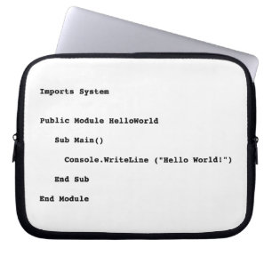 Protection Pour Ordinateur Portable Accueil du monde de Visual Basic Hello