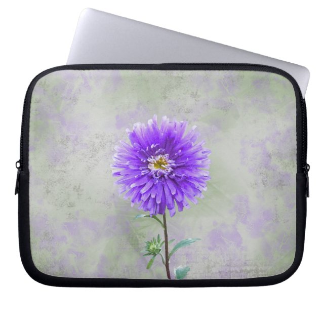 Protection Pour Ordinateur Portable Airbrused Dahlia (Devant)