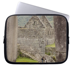 Protection Pour Ordinateur Portable Amérique du Sud, Pérou, Machu Picchu. Deux tourist