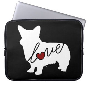 Protection Pour Ordinateur Portable Amour de corgi de Gallois