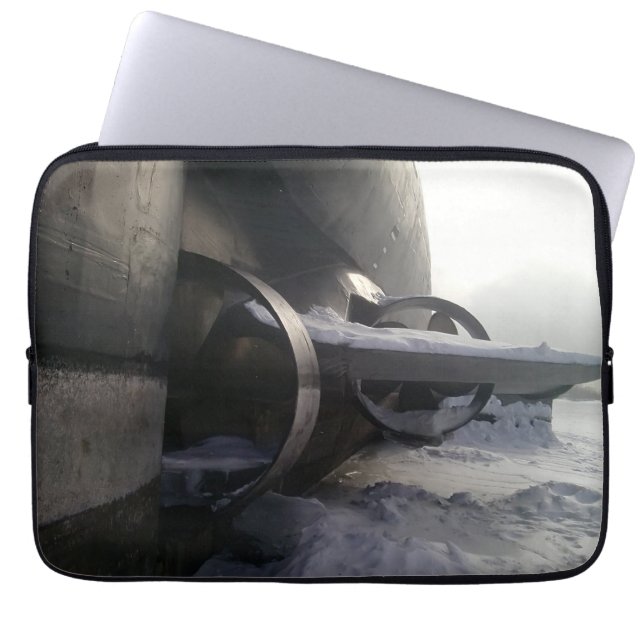 Protection Pour Ordinateur Portable Ancien sous-marin (Devant)