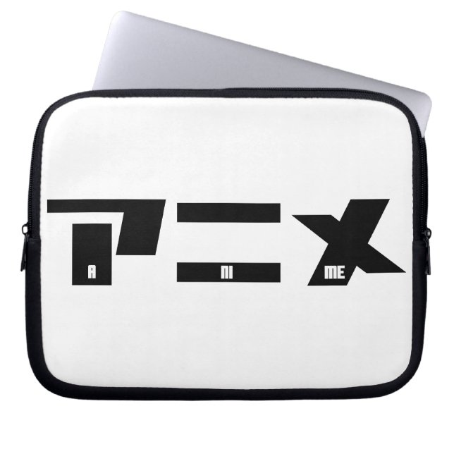 Protection Pour Ordinateur Portable Anime Katakana japonais (Devant)