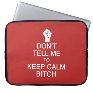 Protection Pour Ordinateur Portable Anti - Conserver le calme - Manches personnalisées