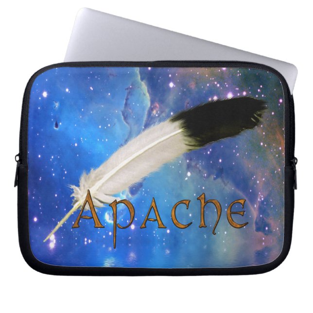 Protection Pour Ordinateur Portable APACHE Nation & Feather Space Portable (Devant)