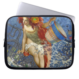 Protection Pour Ordinateur Portable Aquarius Mermaid Bleu gothique