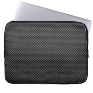Protection Pour Ordinateur Portable Arrière - plan d'impression en fibre de carbone no