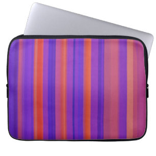 Protection Pour Ordinateur Portable Art Abstrait Bandes rétro 4