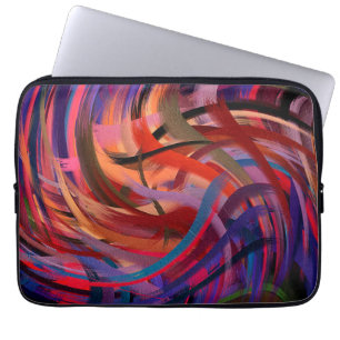 Protection Pour Ordinateur Portable Art Abstrait moderne Swirl #18
