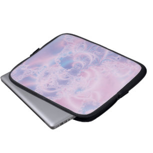 Protection Pour Ordinateur Portable Art Abstrait Rose Luminescent