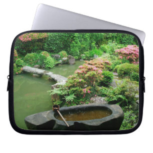 Protection Pour Ordinateur Portable Asie, Japon, Kyoto. Jardin Zen