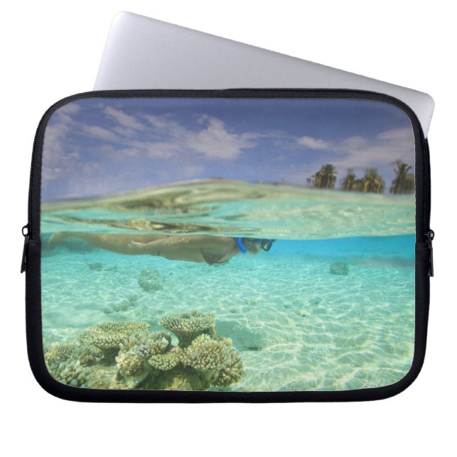Protection Pour Ordinateur Portable Atoll de Huvadhoo Sud, Maldives Sud, Inde (Devant)