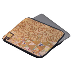 Protection Pour Ordinateur Portable Attente par Klimt Art Nouveau victorien vintage