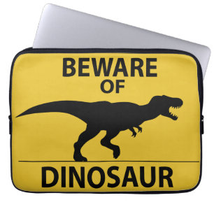 Protection Pour Ordinateur Portable Attention aux dinosaures