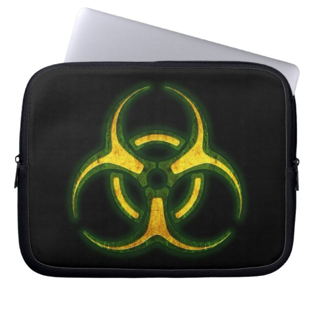 Protection Pour Ordinateur Portable Avertissement de zombi de Biohazard (Devant)