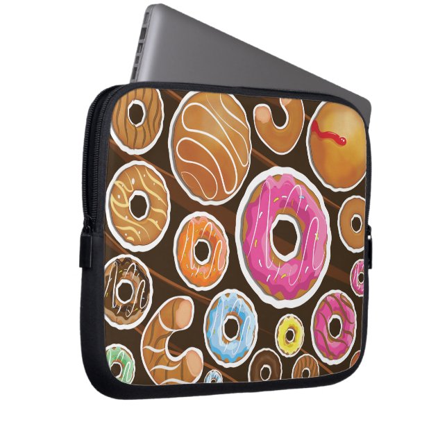 Protection Pour Ordinateur Portable Beignets Classiques (Devant droit)