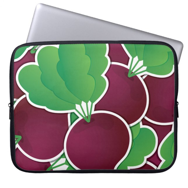 Protection Pour Ordinateur Portable betterave funky (Devant)