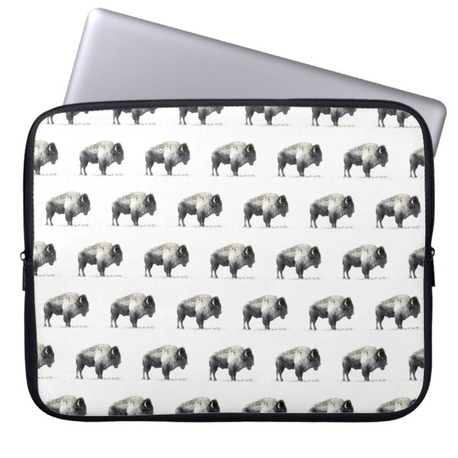 Protection Pour Ordinateur Portable Bison américain (Devant)