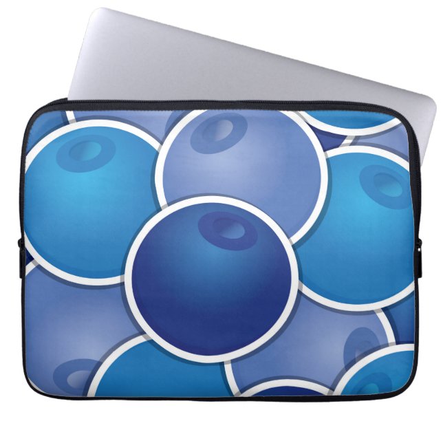 Protection Pour Ordinateur Portable Bleuet funky (Devant)