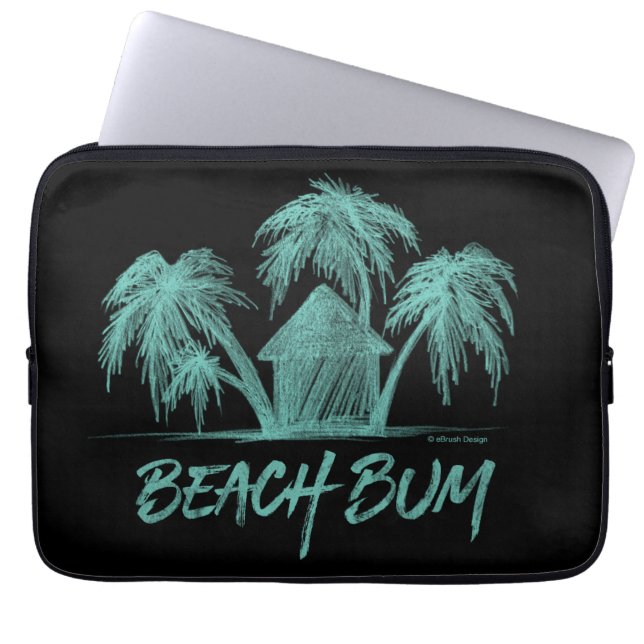 Protection Pour Ordinateur Portable Bon à rien de plage (Devant)