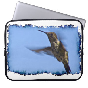 Protection Pour Ordinateur Portable Bord blanc colibri