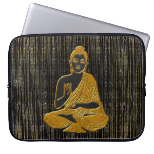 Protection Pour Ordinateur Portable Bouddha en or