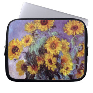 Protection Pour Ordinateur Portable Bouquet des tournesols par Claude Monet, art