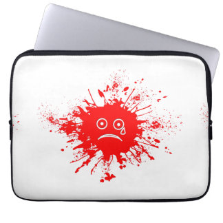 Protection Pour Ordinateur Portable Bouton d'encre rouge