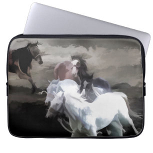 Protection Pour Ordinateur Portable Breaking Free - Chevaux sauvages