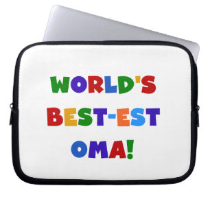 Protection Pour Ordinateur Portable Cadeaux lumineux de couleurs du Meilleur-est Oma