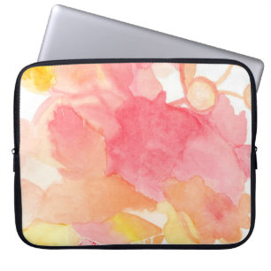 Protection Pour Ordinateur Portable Caisse rose florale d'ordinateur