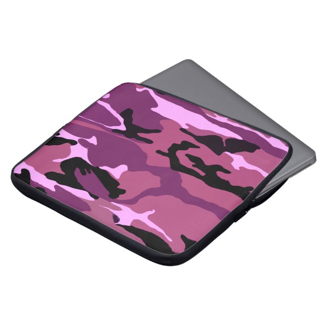 Protection Pour Ordinateur Portable Camo rose (Devant haut)