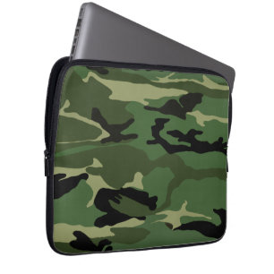 Protection Pour Ordinateur Portable Camo vert